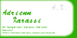 adrienn karassi business card